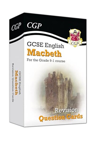Coordination Group Publications Ltd CGP بطاقات أسئلة مراجعة مسرحية شكسبير وماكبث باللغة الإنجليزية للصف الثاني عشر
