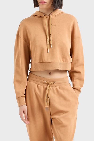 Armani Exchange Памучен суитшърт с качулка - стандартна кройка SWEAT 6DYM71 YJEEZ 1788