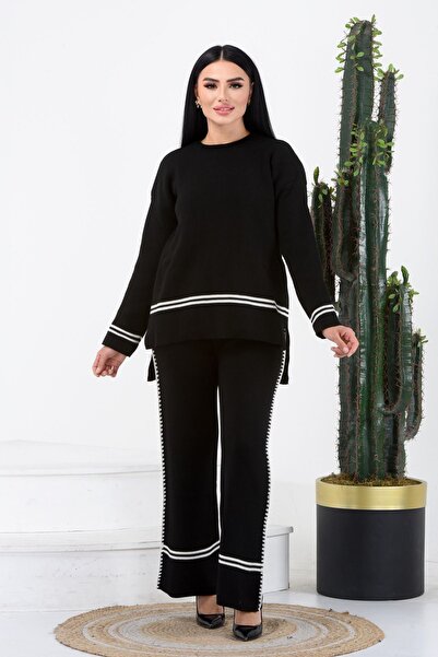 DAMGA Collection Γυναικείο Πλεκτό Σετ - Κάτω και Επάνω Σετ, Shepherd Stitched