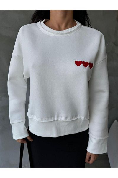 YouLikeButik Hanorac cu broderie detaliată