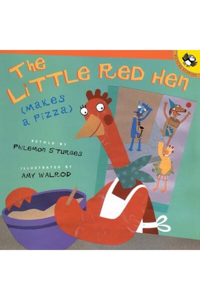Penguin Random House الدجاجة الصغيرة الحمراء تصنع البيتزا