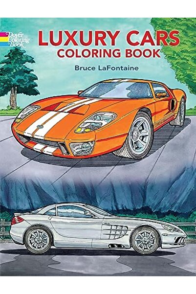 Dover Luxury Cars Coloring Book