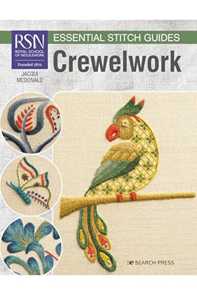 Search Press دليل الخياطة الأساسي من RSN Crewelwork إصدار التنسيق الكبير