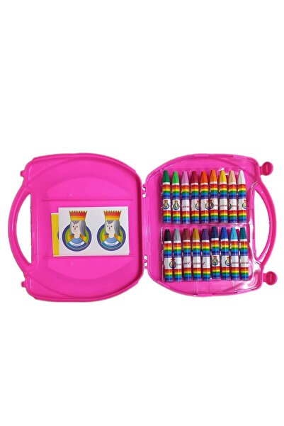 Monami ÇANTALI PASTEL BOYA      18 RENK      PEMBE