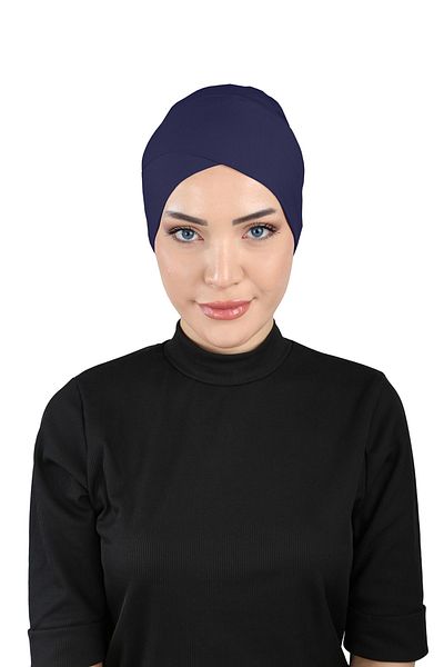 Ecardin Αθλητικό καπό Navy Blue Cross - St 048