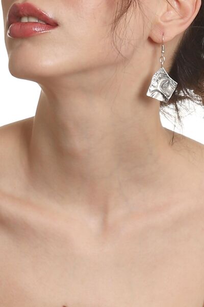 LABALABA Kadın Antik Gümüş Kaplama Sallantılı Model Uyuyan Güzel Küpe