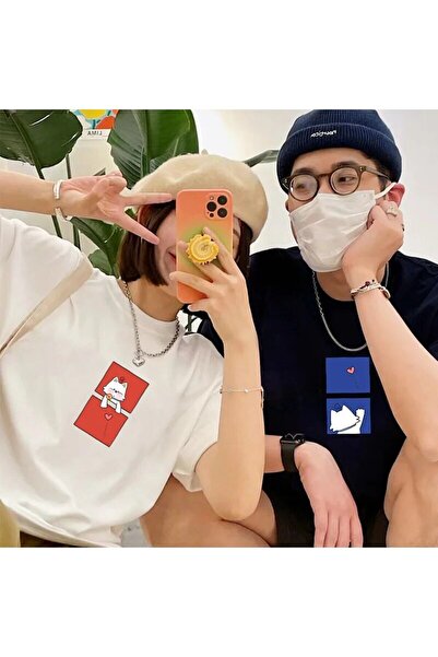 Tarzsokak Noul sezon Tir Harajuku Style Couple Lover Couple - 2 piese