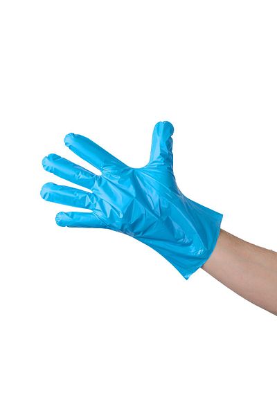 ADYMEDİKALVET New Generation Plus Gloves - Pack of 100 Blue M, Powder Free
