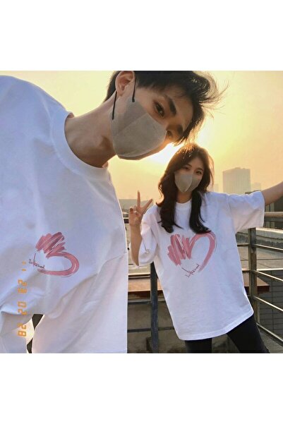 Tarzsokak Noul sezon Tir Harajuku Style Couple Lover Couple - 2 piese