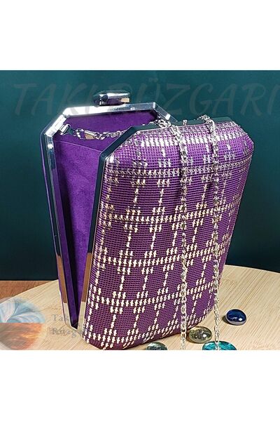 TAKI RÜZGARI Tel Kırma Abiye Çanta / Matara Model