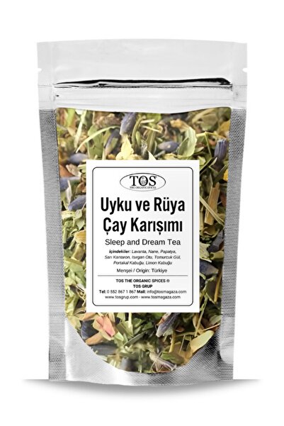 TOS The Organic Spices Uyku ve Rüya Çayı 40 gr (1. Kalite) Sleep and Dream Tea
