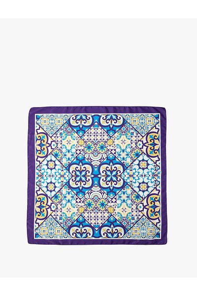 Koton Bandana mit Blumenmuster, glänzend