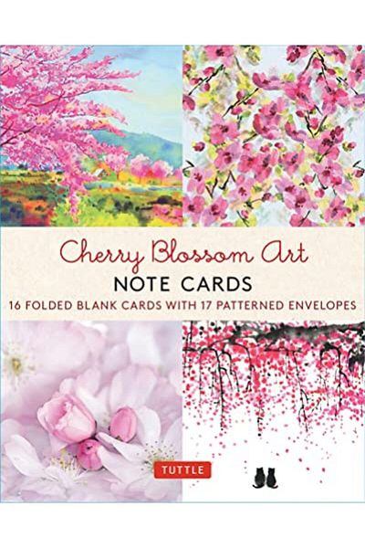 Ingram Cherry Blossom Art 16 Note Cards 16 Different Blank Cards With Envelopes In A Keepsake Box