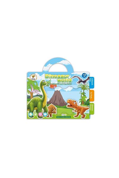 Lino Dinosaur World Ls-303 - Can Repeat Use Sticker