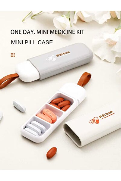 La Vie Design Gri Taşınabilir 3 Bölmeli Dayanıklı Polimer Malzeme Organizer K...