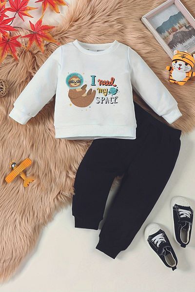 ADABEBEK Astronaut Animal Printed Premium Baby Set - 22038