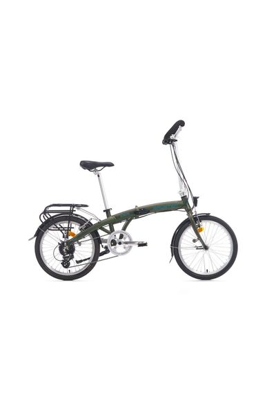 BROSTER Domestic - 20 Jant 16'' Kadro Katlanır Bisiklet - Metalik Mat Yeşil
