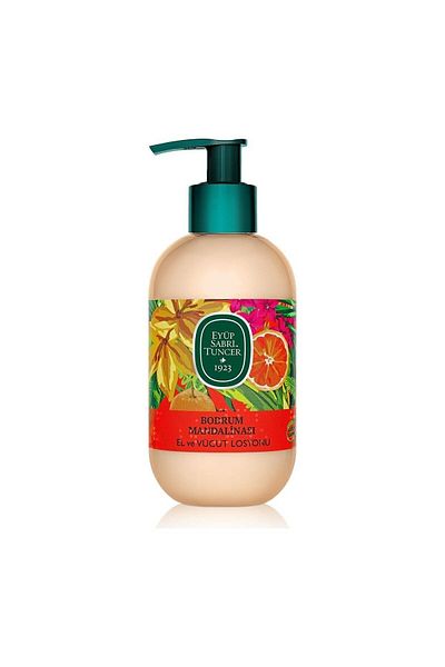 Eyüp Sabri Tuncer Bodrum Tangerine Natural Olive Oil Hand and Body Lotion 280 ml