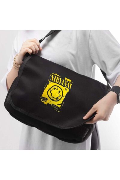 DEEFWEAR Geantă unisex cu imprimeu Stillex Rock Nirvana