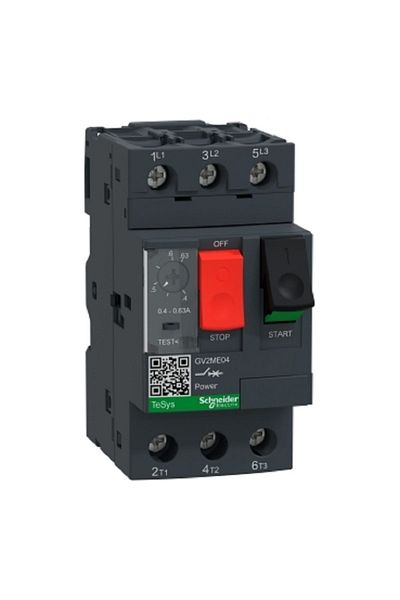 Schneider Electric Gv2Me04 Tesys Gv2 - Thermal Many Mkş 0.4-0.63A