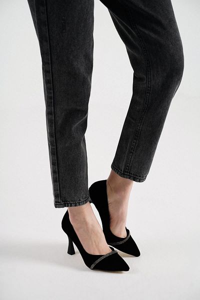 Glenz Women's Stone Heeled Shoes Ts1096