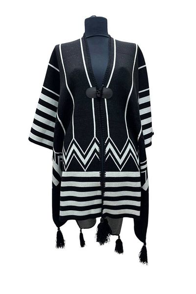 mim eşarp Akmoda - Thick Winter Knitwear Long Poncho
