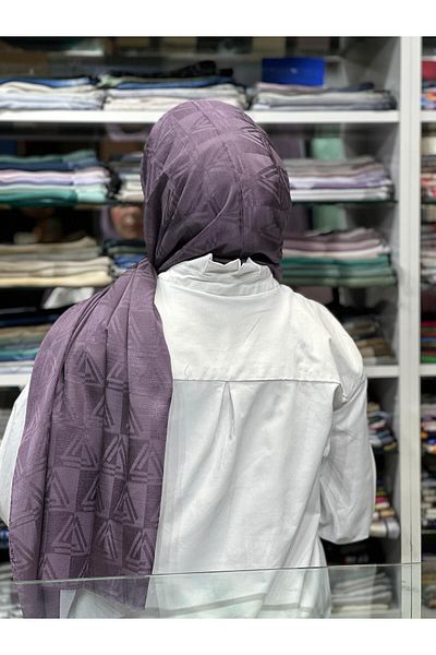 PİRAMİT Aura Logo Pattern Shawl