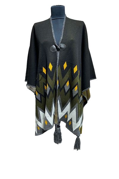 mim eşarp Akmoda - Thick Winter Knitwear Long Poncho
