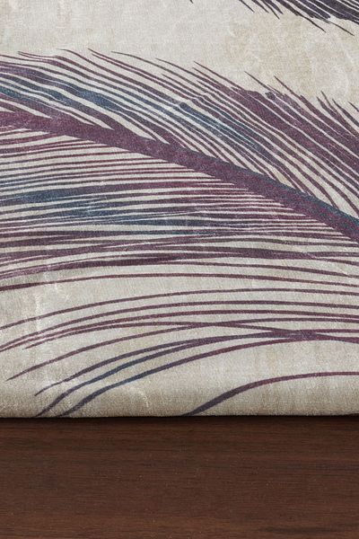 RENKLİBUTİK Modern Patterned Velvet Carpet Cover - Elastic and Non-Slip, Washable, 9 M2
