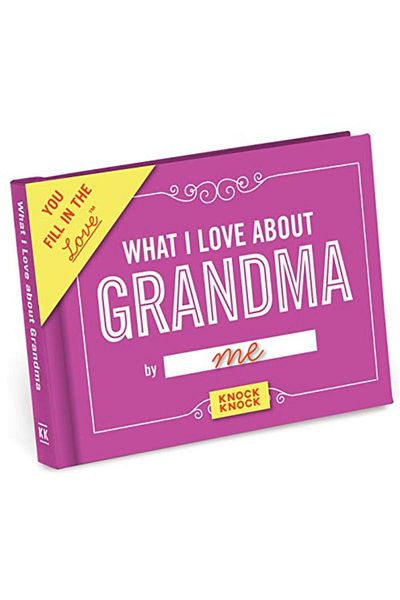 Macmillan Distribution Knock Knock What I Love About Grandma Book Fill In The Love Fillintheblank Book & Gift Journal