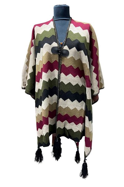 mim eşarp Akmoda - Thick Winter Knitwear Long Poncho