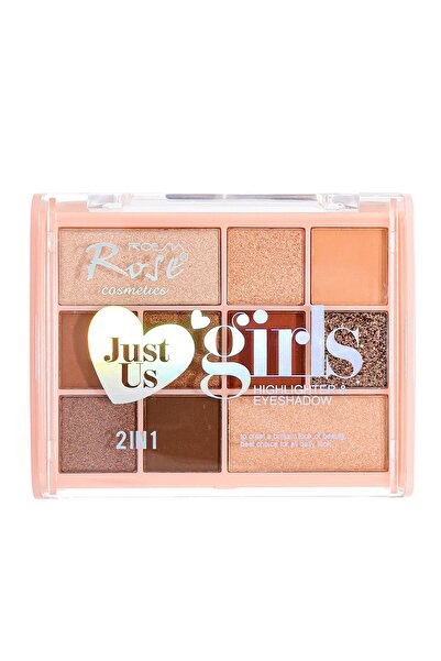 Roesıa Rose Cosmetics Rose Girls 10'lu Göz Farı & Aydınlatıcı