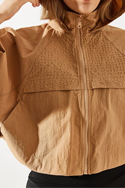 Bianco Lucci Γυναικείο αδιάβροχο με κουκούλα και κάλυμμα πλάτης MBMS001 - 60501001