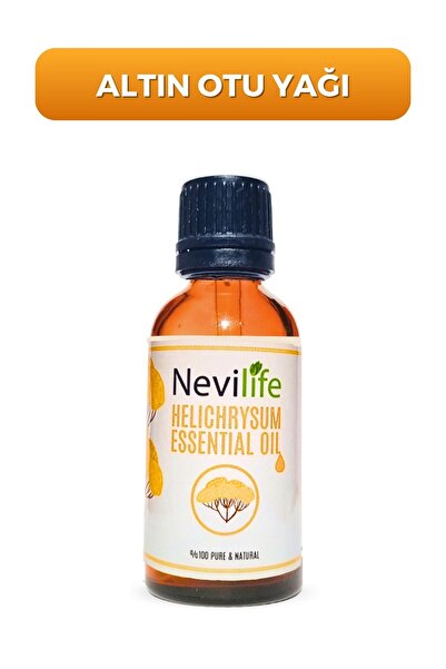 nevilife Altın Otu Yağı 20 ml Ölmez Çiçek Yağı %100 Doğal (MASERASYON)