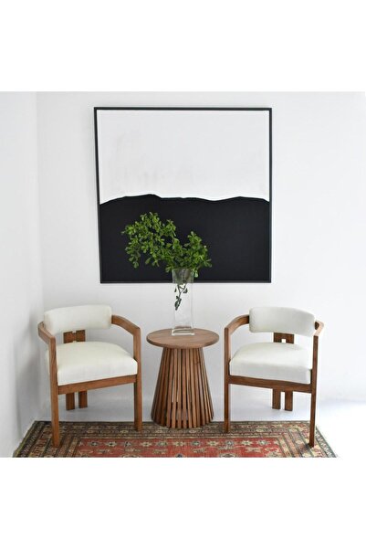 Gazzini Furniture Narvik İskandinav Still T Model Ahşap Sandalye