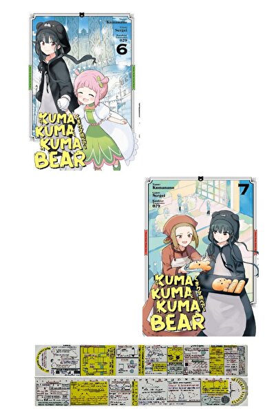 Kayıp Kıta Yayınları Kuma Kuma Kuma Bear 6-7. Ciltler Manga Seti + Mat. Öğret...