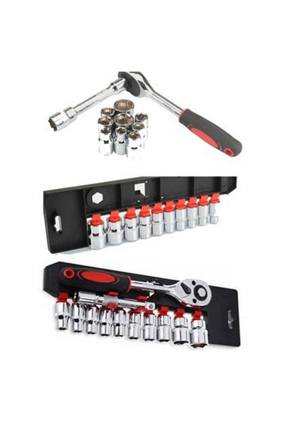 GİVY Solid Tools 12 Piece Socket Wrench Set