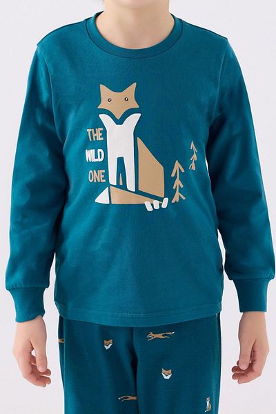 ROLY POLY Boy Duck Green Pajamas Suit