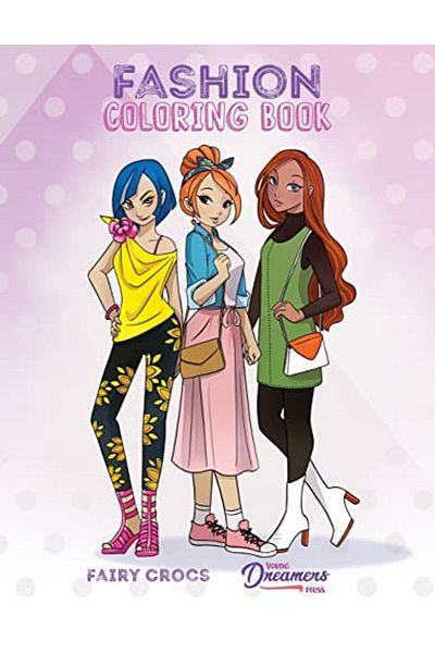 Ingram Fashion Coloring Book For Kids Ages 68 912