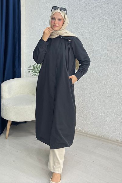lurex moda Special Production - Trench Detailed Jeans