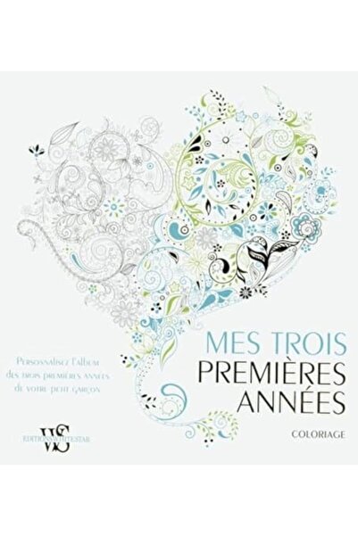 White Star FR ألبوم تلوين مخصص للأولاد الصغار - ثلاث سنوات أولى