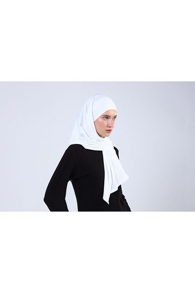 Ecardin Eșarfe sport albe premium - St054