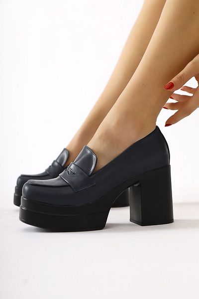 Limoya Παπούτσια πλατφόρμας με τακούνι Navy Blue Candace