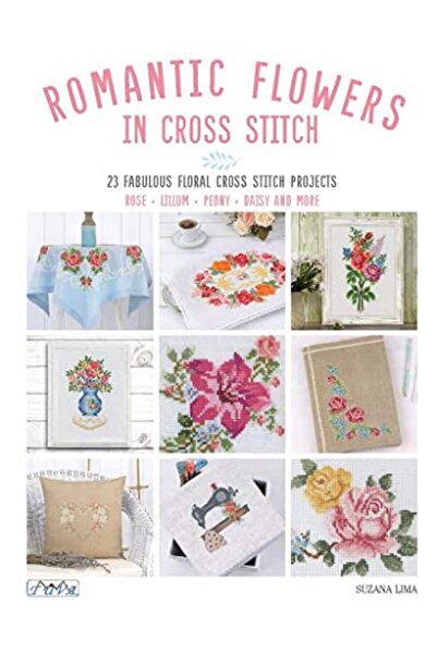 John Wiley زهور رومانسية بالتطريز المتقاطع