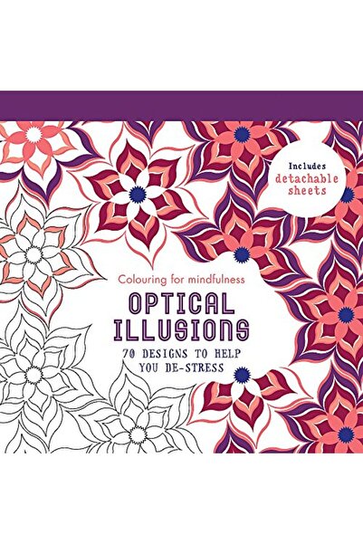 Hachette 70 تصميمًا للأوهام البصرية تساعدك على التخلص من التوتر - التلوين من ...