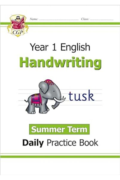 Coordination Group Publications Ltd CGP كتاب تدريبات خط اليد اليومي الجديد لل...