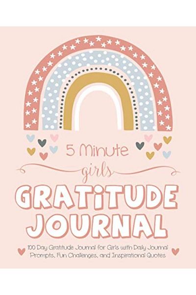 Ingram 5 Minute Girls Gratitude Journal 100 Day Gratitude Journal For Girls With Daily Journal Prompts Fu