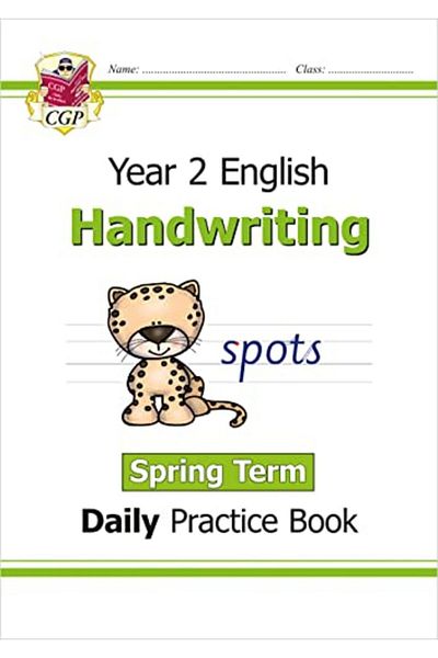 Coordination Group Publications Ltd CGP كتاب تدريبات خط اليد اليومي الجديد للصف الأول الابتدائي الفصل الدراسي الثاني