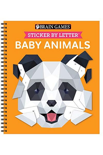 Ingram Brain Games Sticker By Letter Baby Animals