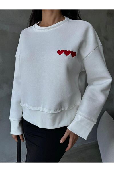 YouLikeButik Hanorac cu broderie detaliată